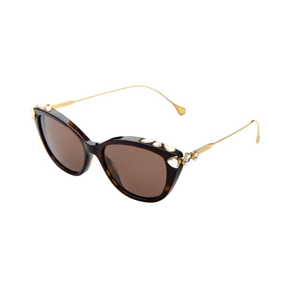 Swarovski Women's Sk601053-X 53Mm Sunglasses, Brown
